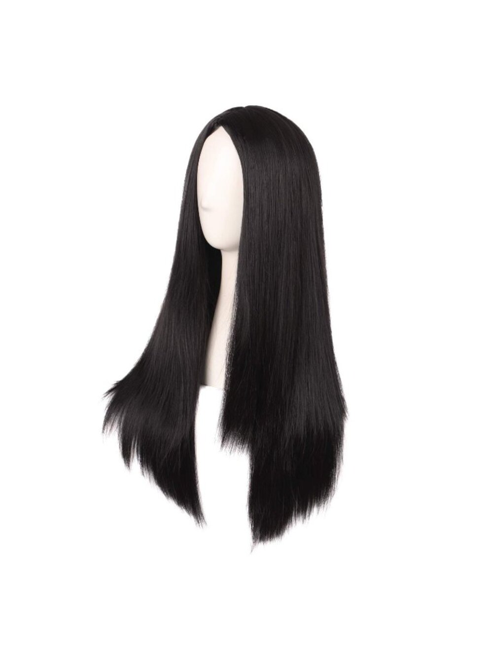 28 Inch Women's Black Special Natural Fashion Long Straight Synthetic Wigs - Picture 3 of 5